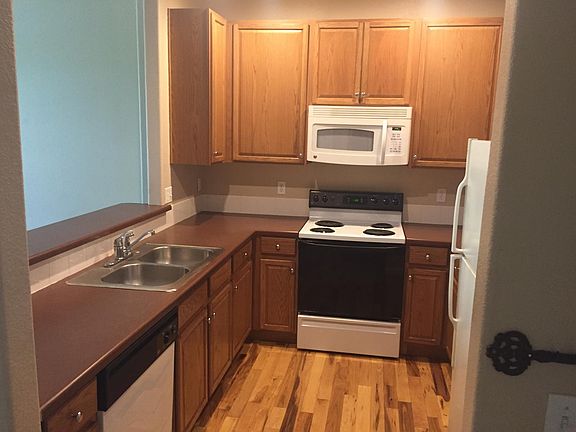 Kitchen and hardwood floors