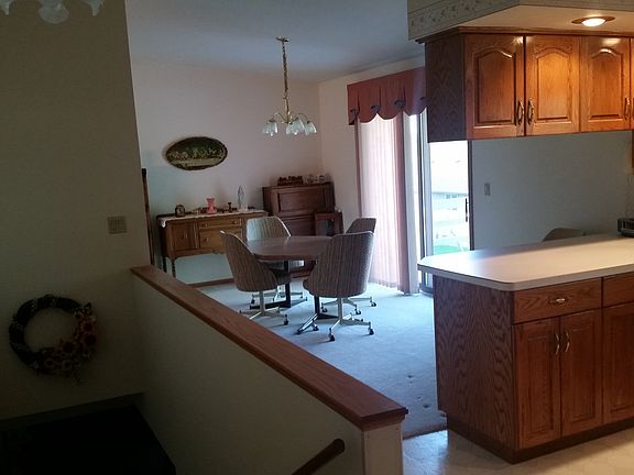 view from garage entrance