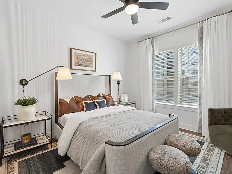 Bedroom with Window, Walk-in Closet, and Bathroom Access