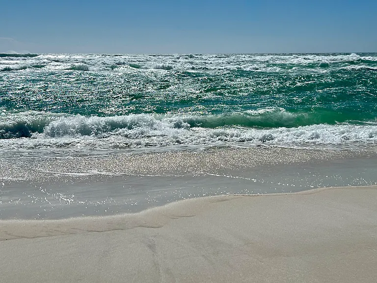 Pensacola Beach 45 minutes from the property