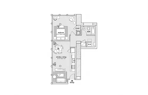 Floor plan B16