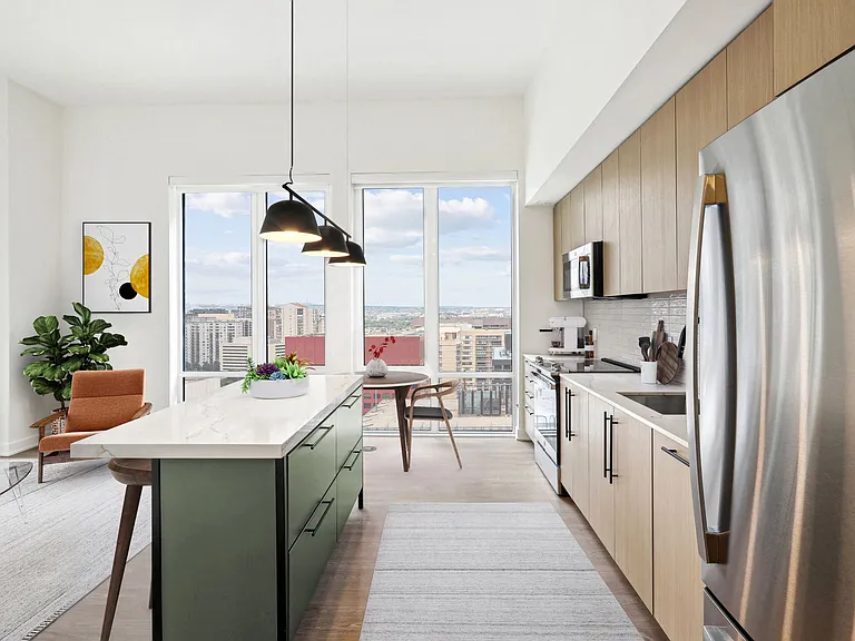 The Zoe Kitchen Living Room for Unit 1