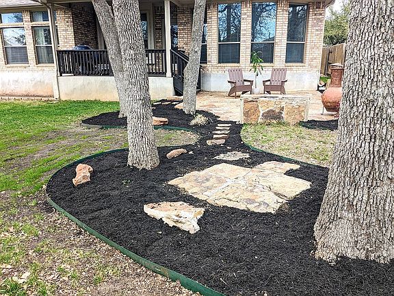 Path to BBQ grill pad