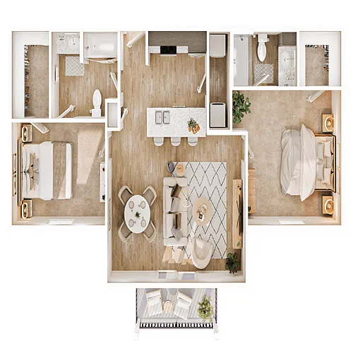 Floor plan B3
