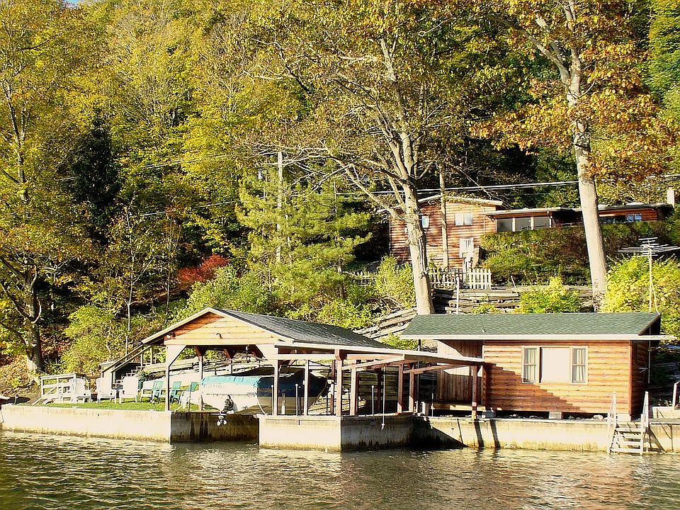 Waterfront view of the property