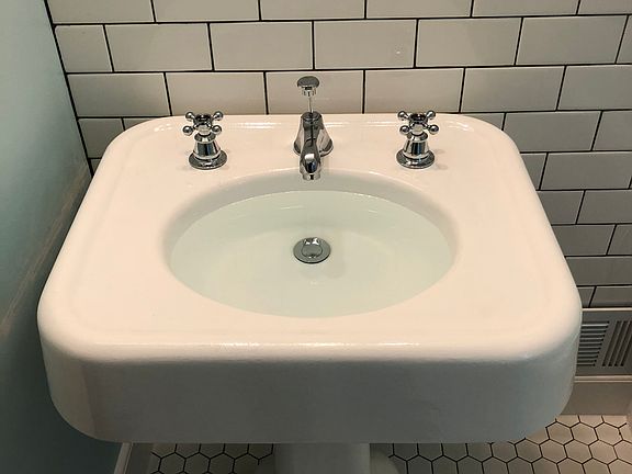 1st floor original bath sink