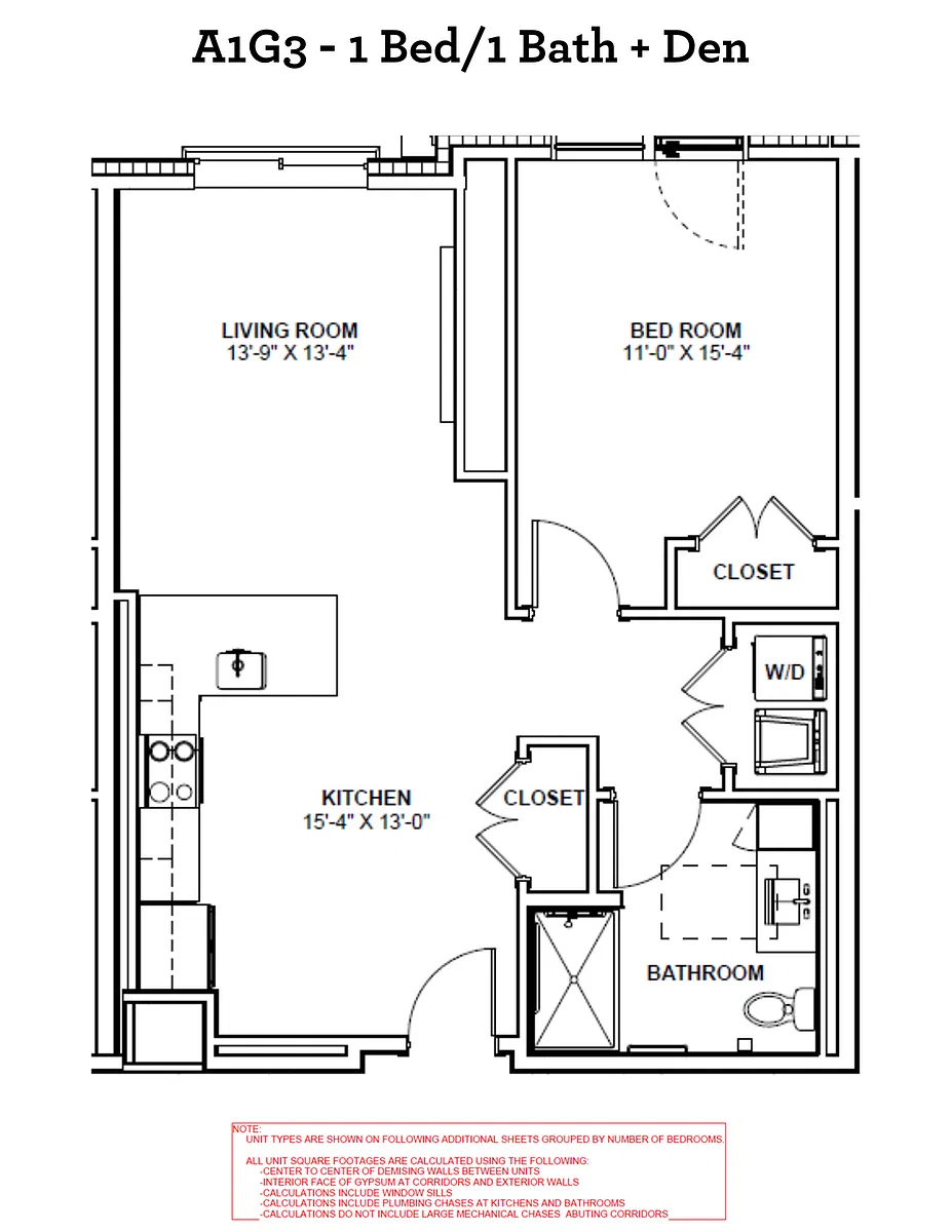Floor plan A1G3