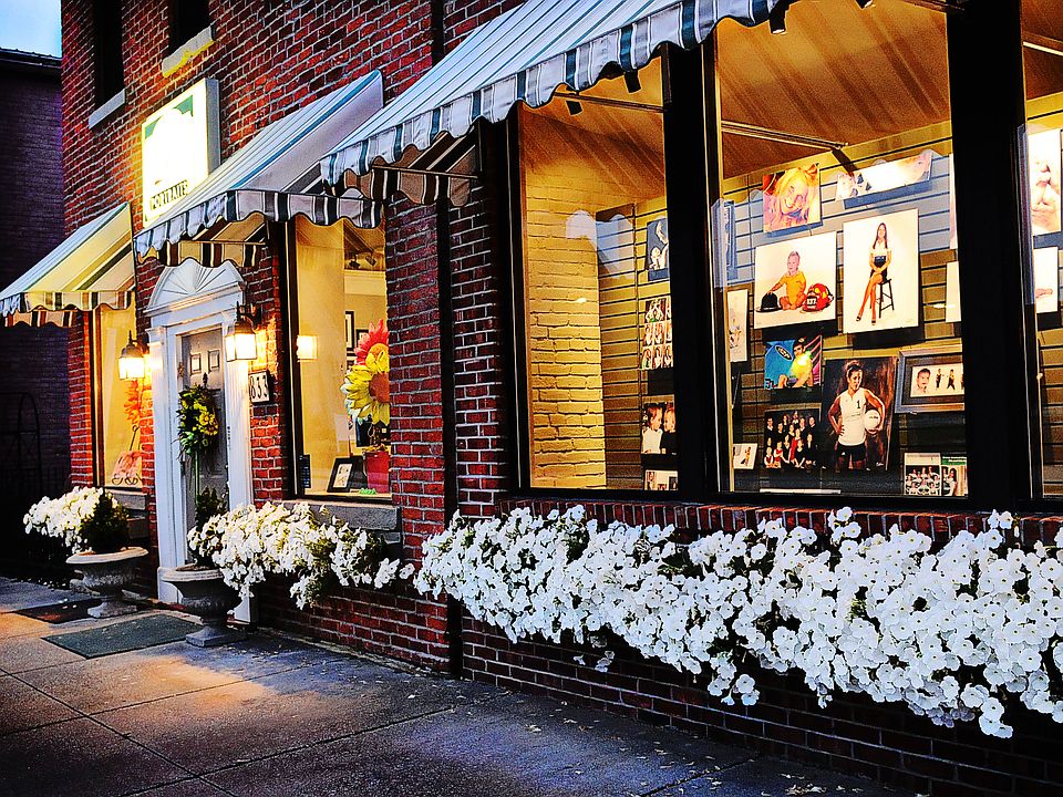 Front of 833 Main at Night