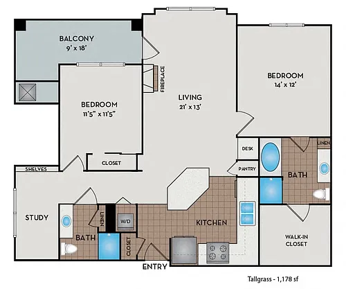 Floor plan Tallgrass