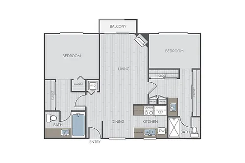 Floor plan Plan 2B