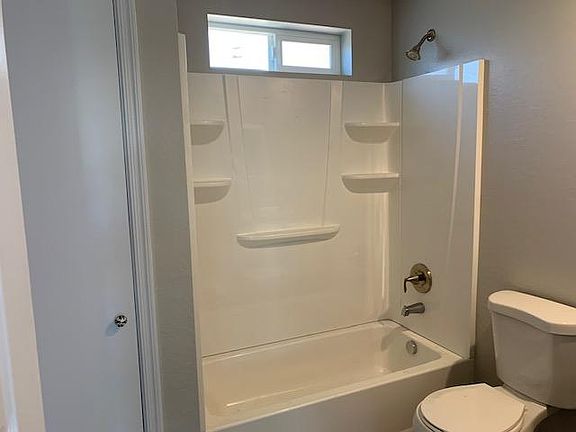 Bathroom with linen closet