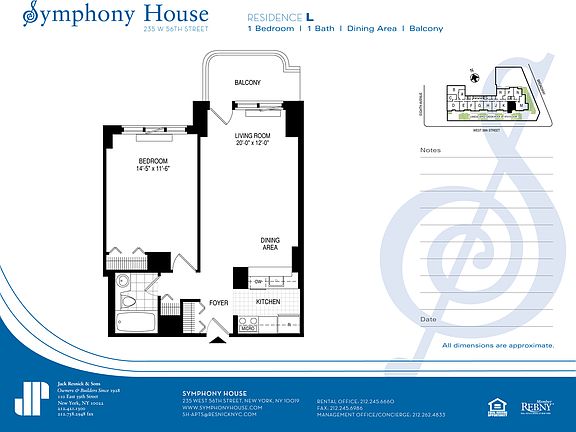 2nd image of 235 W 56th St APT 37L