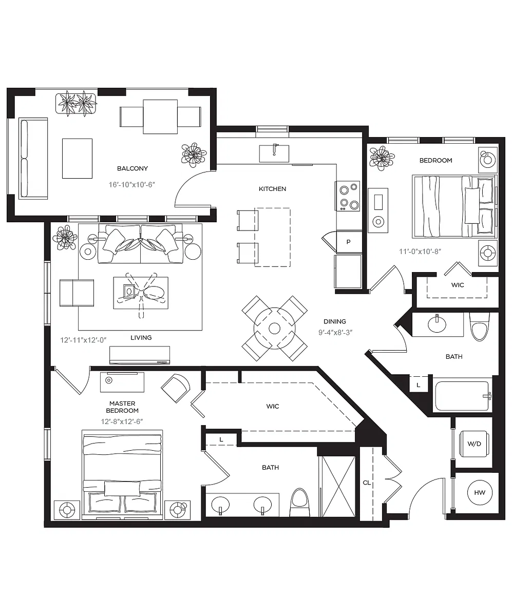 Floor plan B3R