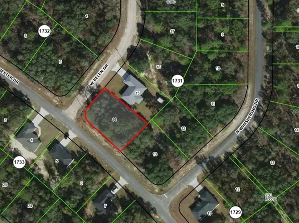 1407 W BELEN DRIVE LOT 14, CITRUS SPRINGS, FL 34434