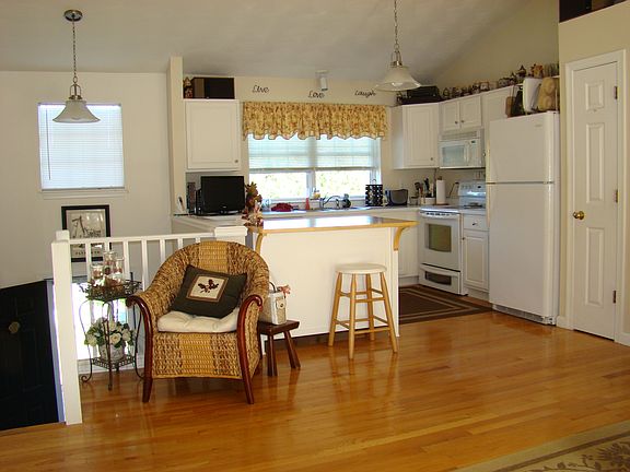 Bright and light with hardwoods.