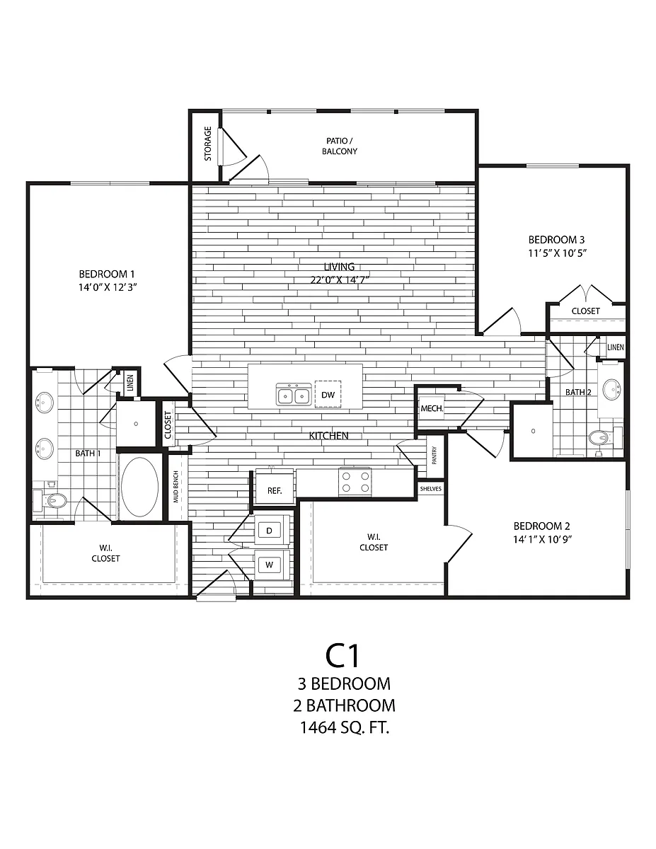 Floor plan C1