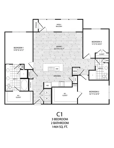 Floor plan C1