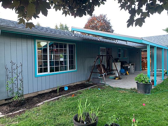 Back covered patio
