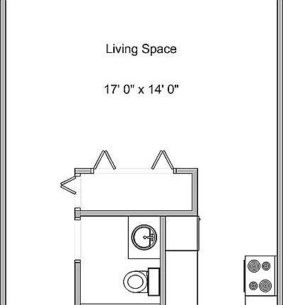 Mason studio floorplan