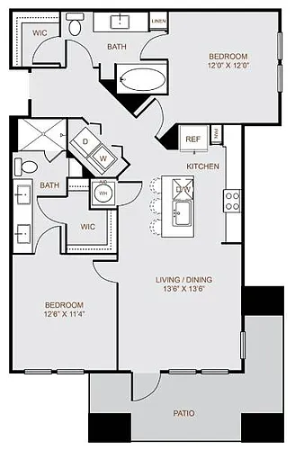 Floor plan B3