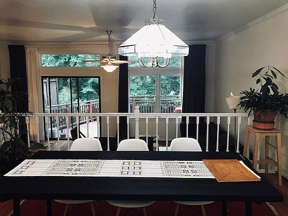 Dining and living rooms open to main deck