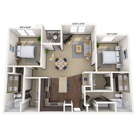 Floor plan State Thomas