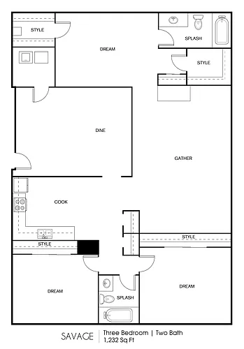 Floor plan Savage
