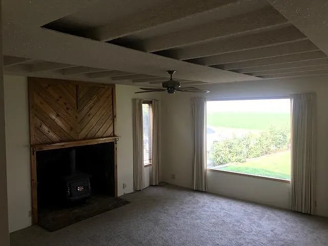Large Living/Great Room with Fireplace & Views