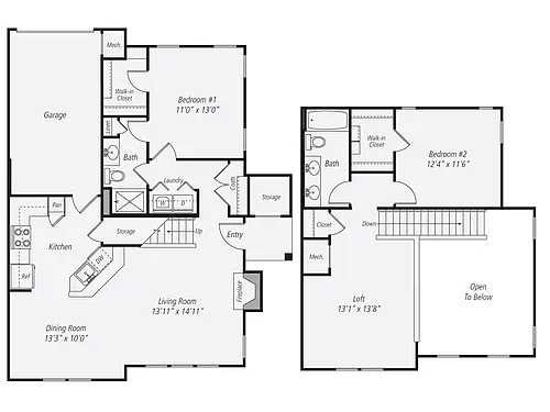 Floor plan Maple