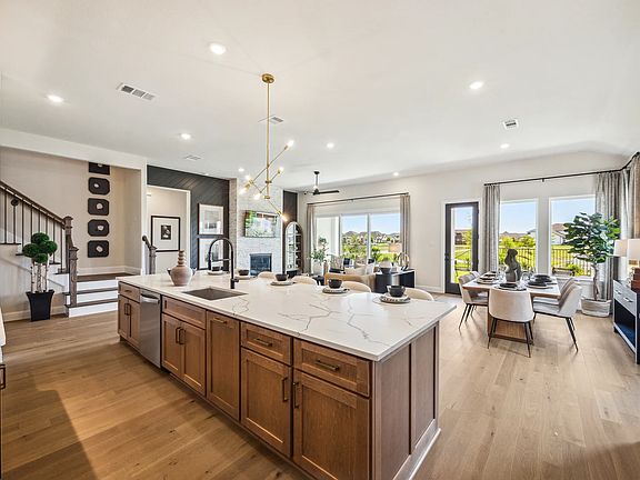 Plan 5042 kitchen - staged