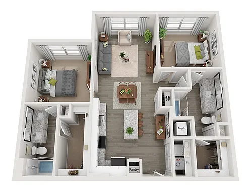 Floor plan B1