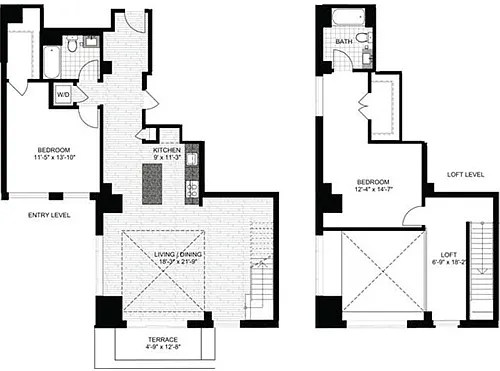 Floor plan 2 Bedrooms CC