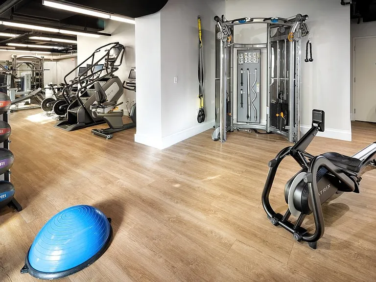 State-of-the-art fitness center with cardio and strength equipment