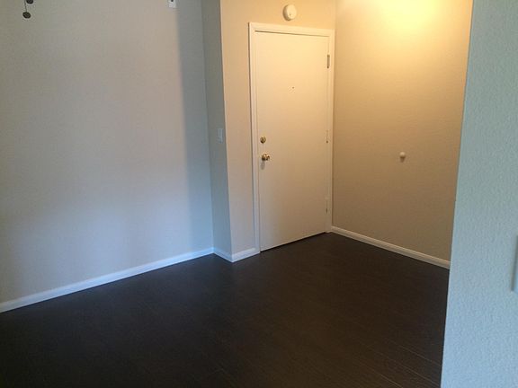 Inside the Front Door of Unit 105. The Dining Area is on the left.