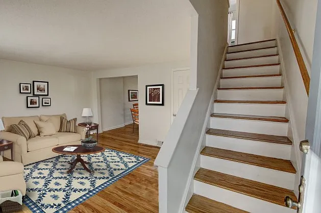 Adams Park townhomes feature hardwood floors *Virtually staged