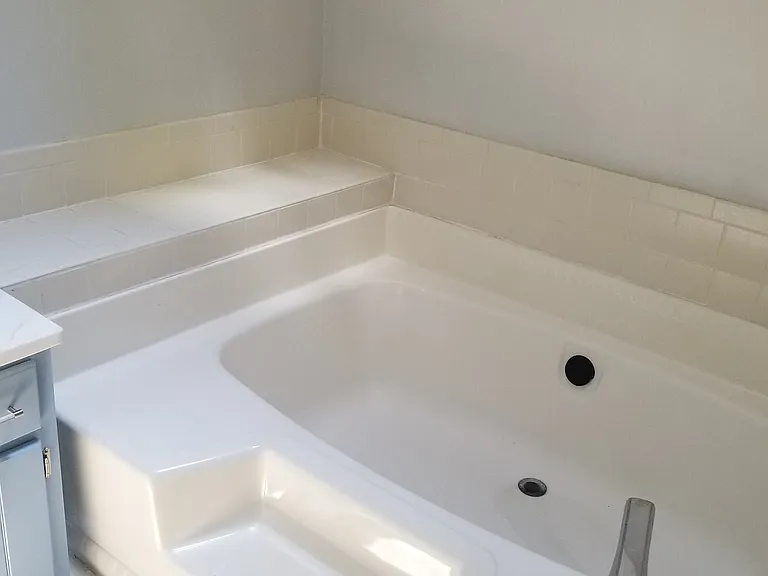 Soak in the garden tub in the Main bathroom