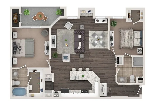 Floor plan B3