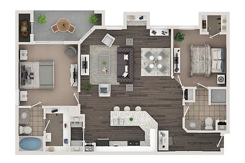 Floor plan B3