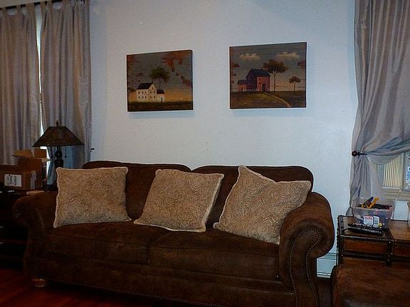 Living room, wood floors