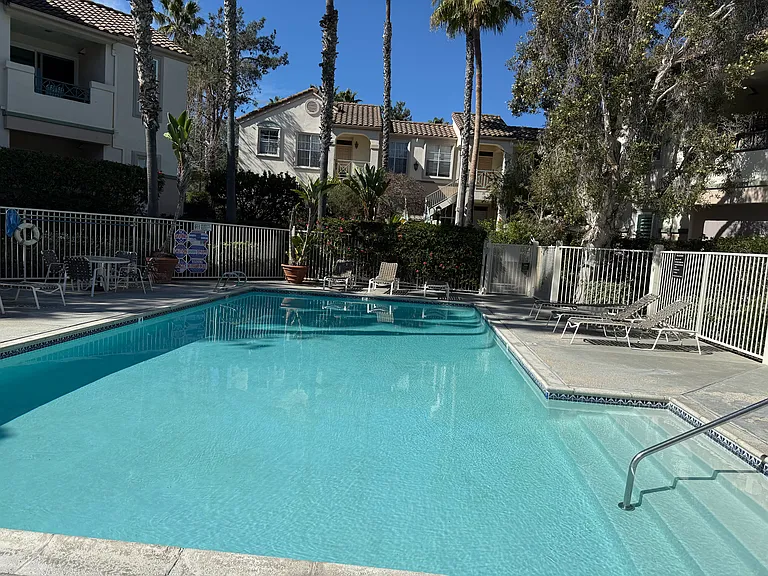 Condominium pool.