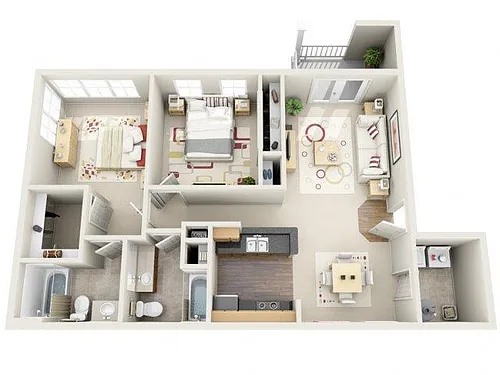 Floor plan The Meridian