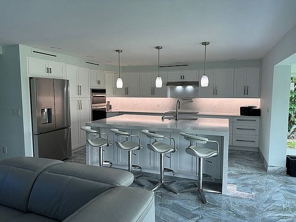 Expansive eat in kitchen