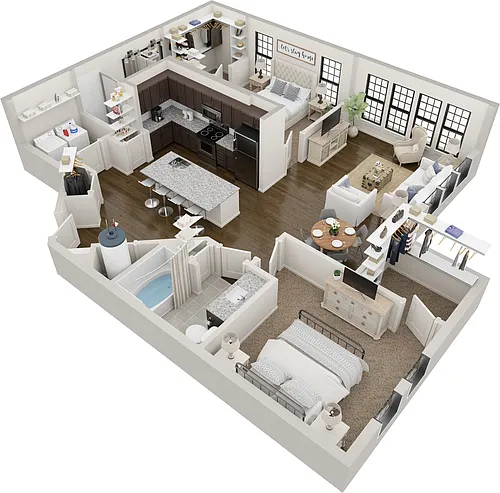 Floor plan Gardener - B3