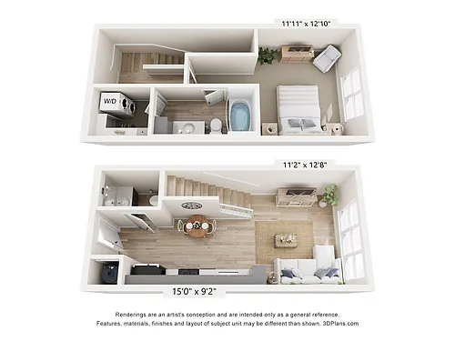 Floor plan Wedge