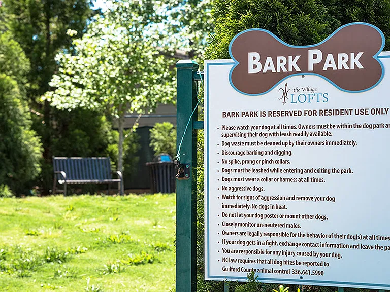 Pet Park at The Village Lofts, Greensboro, 27455