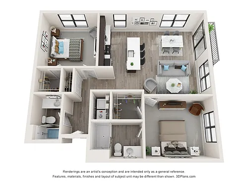 Floor plan MII - Geneva