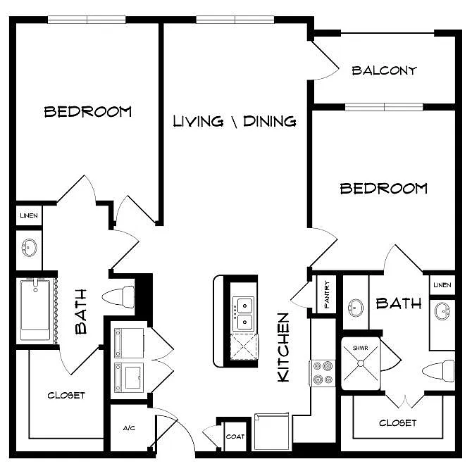 Floor plan B1