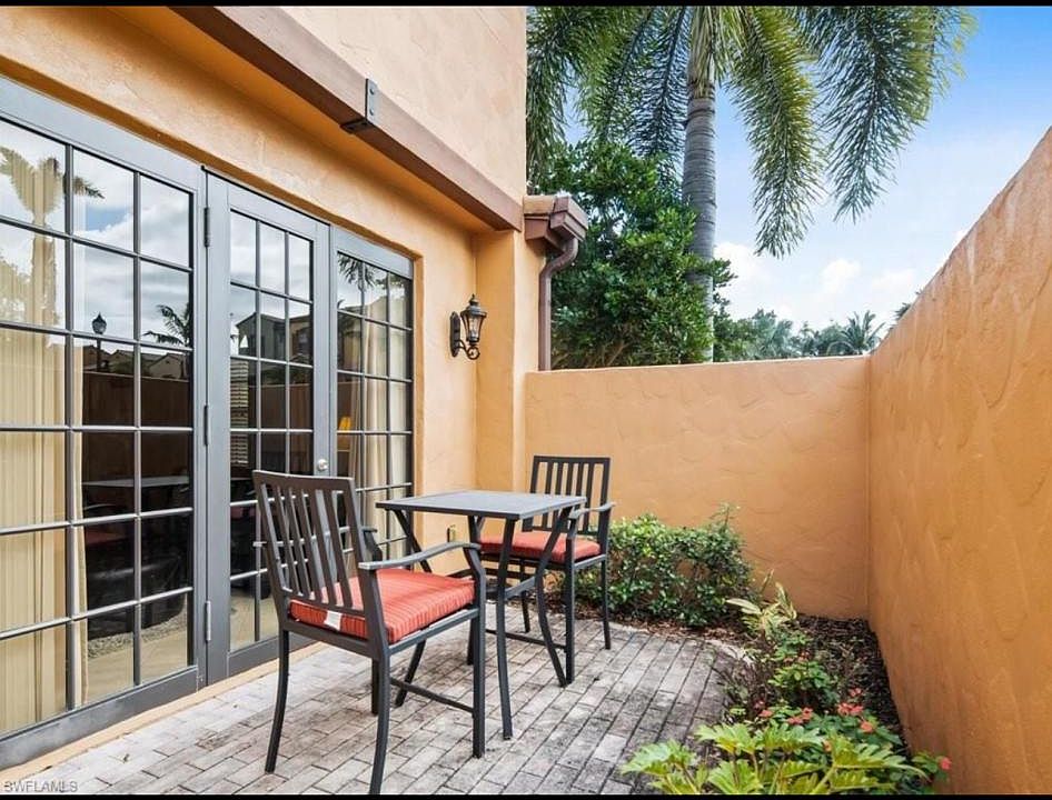 Patio was repaved with new tile