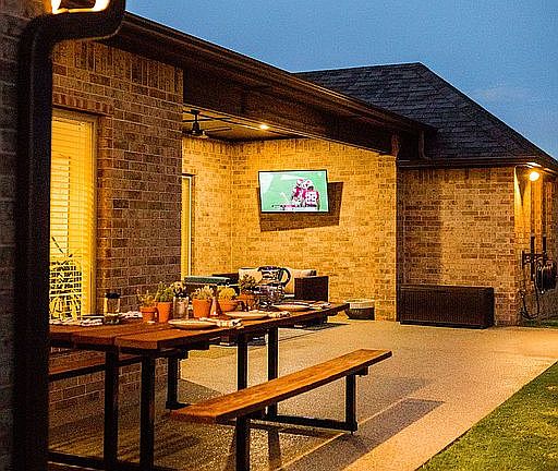 Gorgeous patio coating