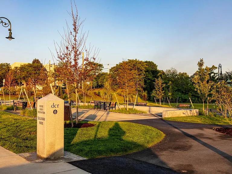 Enjoy morning strolls or sunset views at nearby Sullivan Park, just steps from the community and full of peaceful green space.